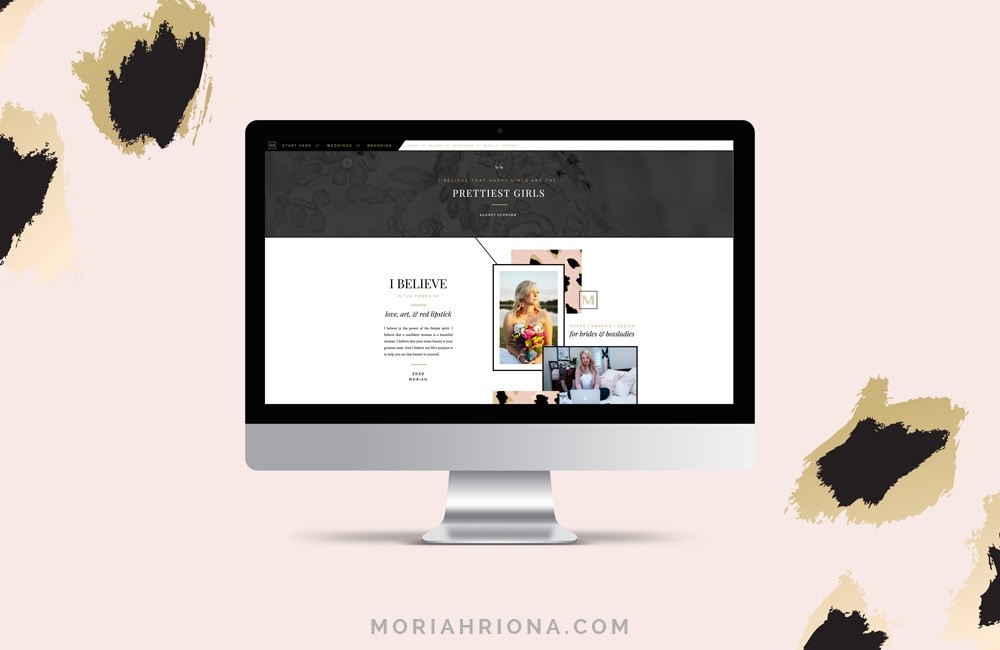 Brand New Showit5 Website | www.moriahriona.com