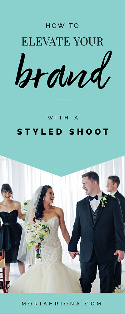 Your guide to creating the perfectly branded portfolio images that will help you attract your ideal client! Business, branding and marketing tips and tricks for wedding photographers. #marketing #branding #styledshoot #weddingphotographer #photobiz #smallbiz