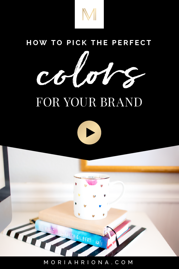 Brand Colors: 5 Steps To The Perfect Palette | Wondering how to pick the perfect color palette for you branding? Click through for the step-by-step process I use with my own graphic design clients! #branding #colors #brandcolors #marketing