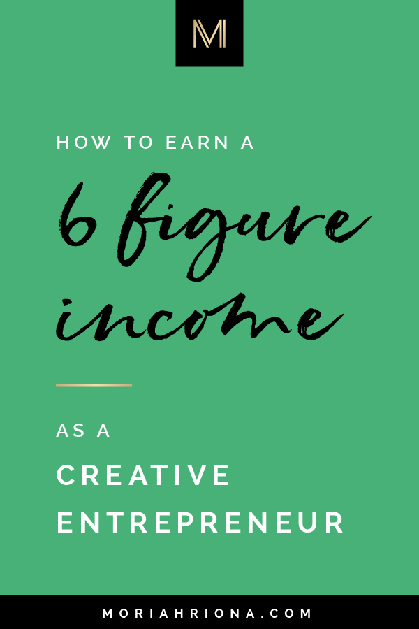 Five Steps to Six Figures | Ready to make a 6 figure income in your creative business? Click through to learn how to scale your business and start earning more money! #sixfigures #entrepreneur #smallbusiness