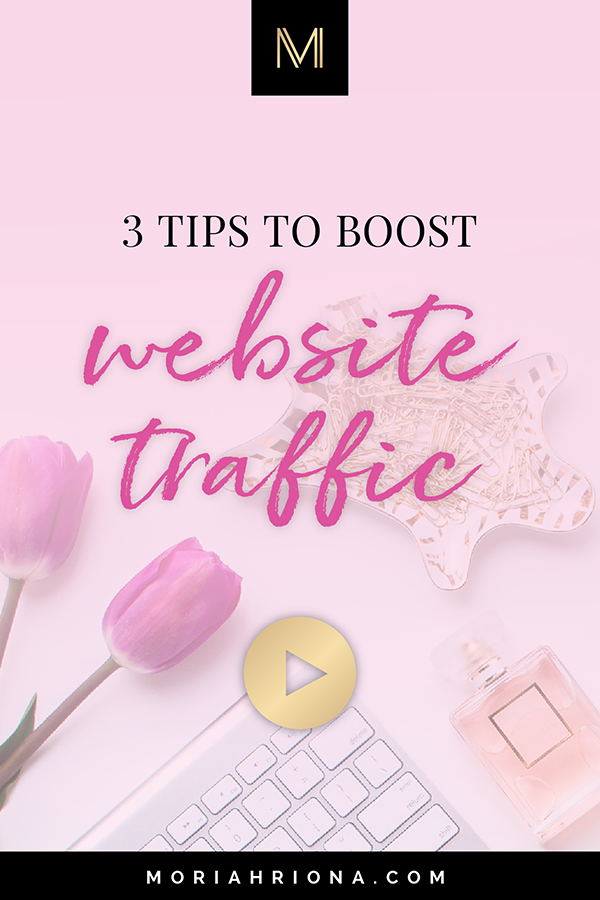 Website Visitors: 3 Tips To Boost Your Web Traffic | Ready to increase your website traffic? This video is for you, Friend! Click through to learn my top 3 tips to get more eyes on your online business and boos your search engine ranking! #digitalmarketing #website #seo #blogging