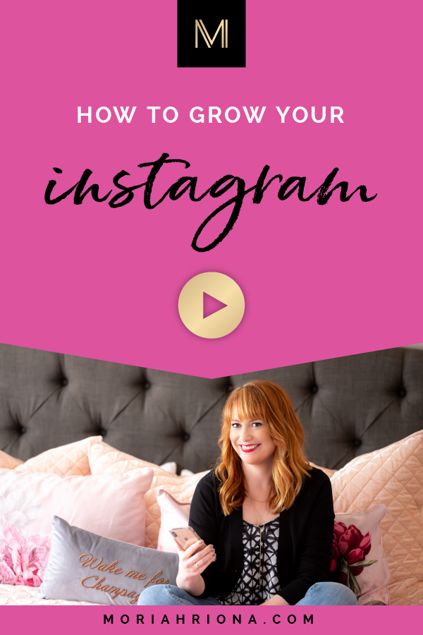 Instagram Tips: 5 Steps To Grow Your Account for Your Business | Ready for more followers and more engagement? This video is for you! Click through to learn how to grow your Instagram following, tips for the perfect bio, and creative ideas for social media marketing for your small business! #instagram #socialmedia #business #marketing