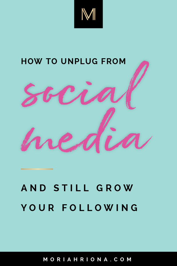 How To Unplug From Social Media: Self Care for Entrepreneurs | Feeling overwhelmed or even anxious from social media? It might be time for a social media break, friend! Click through to learn my step-by-step tips to do a social media detox — specifically for online entrepreneurs! #socialmedia #detox #unplug