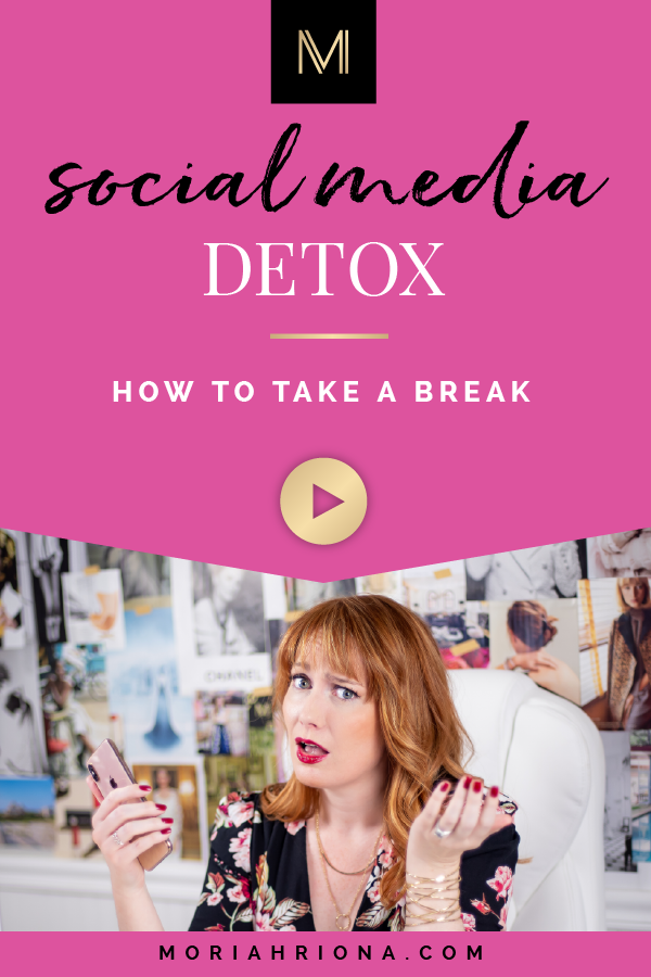 How To Unplug From Social Media: Self Care for Entrepreneurs | Feeling overwhelmed or even anxious from social media? It might be time for a social media break, friend! Click through to learn my step-by-step tips to do a social media detox — specifically for online entrepreneurs! #socialmedia #detox #unplug