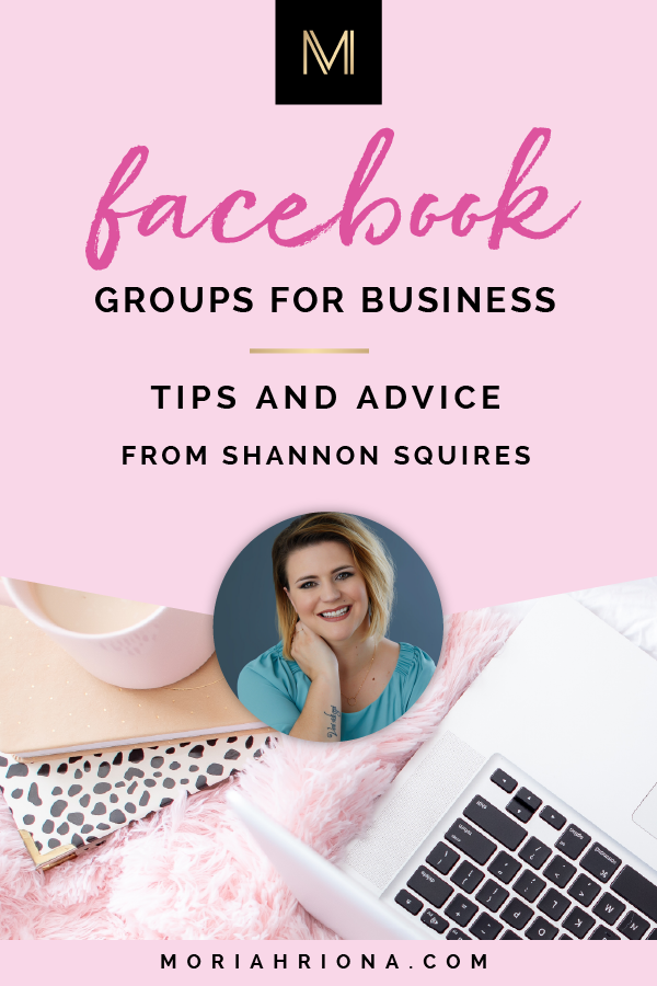 How to Use Facebook Groups to Grow Your Small Business | Wondering how to grow your small business with Facebook marketing? You're in luck! Click through to watch this interview with Shannon Squires Photography where she shares her top tips to boost engagement, facebook group growth, and building your brand with your own group. #facebookgroups #socialmedia #facebook #marketing