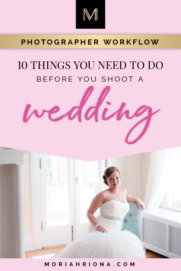 Wedding Prep Checklist: 10 Things To Do Before You Shoot A Wedding | Looking for tips on shooting a wedding? This post is for you! Click through to learn my step-by-step timeline and simple guide for photographers! #wedding #photography #checklist #prep