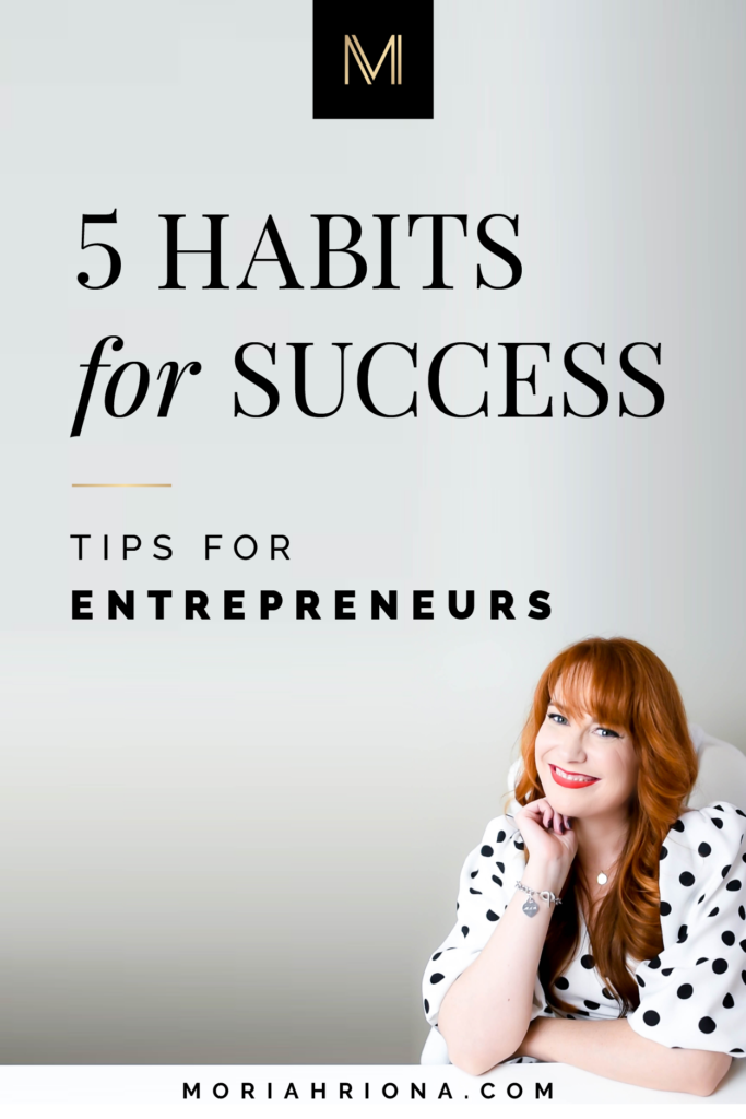 Wishing you had the secret to the success habits of small business owners? This video is for you! Watch now for my best advice for creative business owners including morning routine, time management, and productivity! #success #habits #branding
