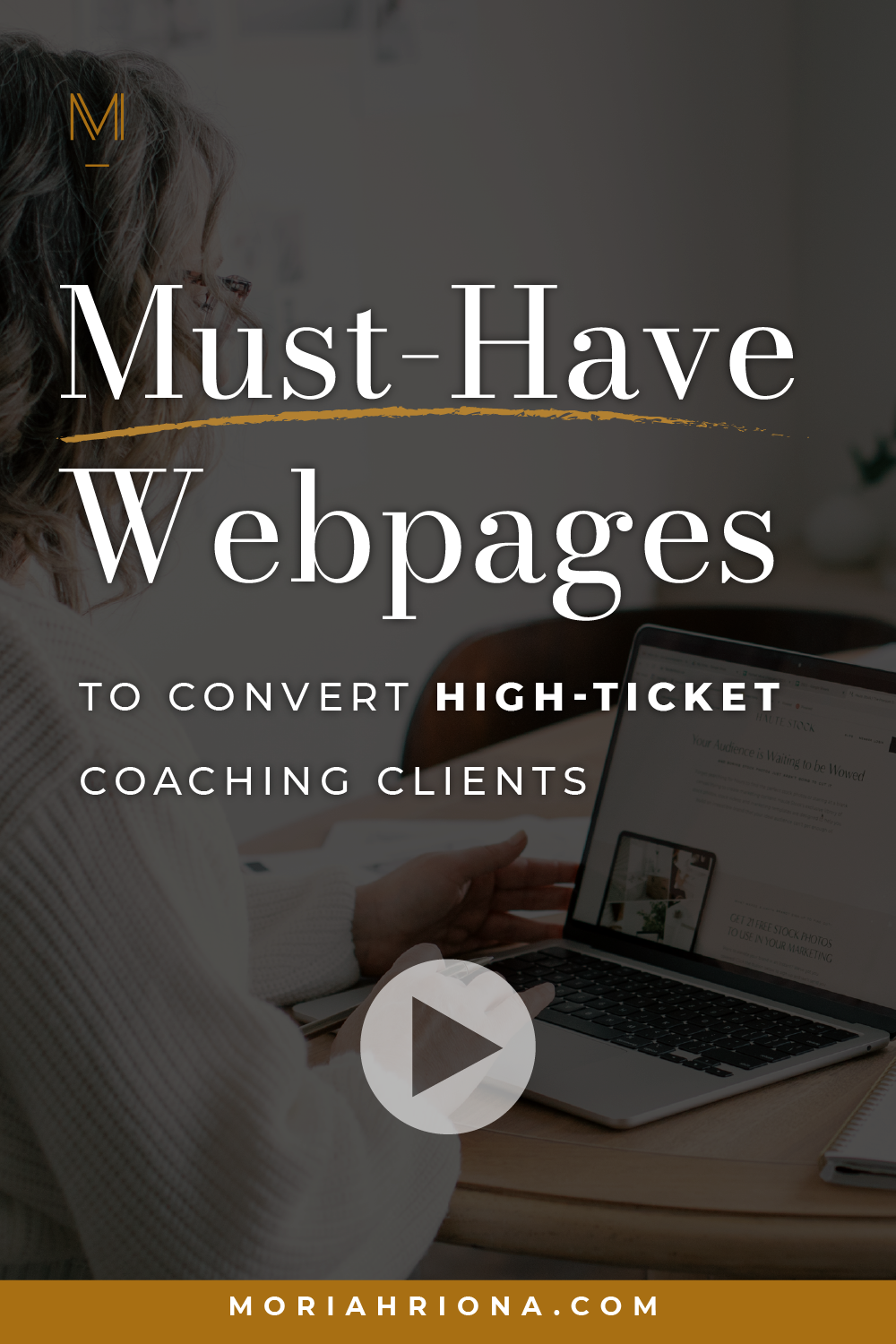 Want to know the 5 most crucial pages to include in your coaching website design? This blog post is for you! I’m sharing what goes into a spectacular life coach website—including my best tips for attracting more dream clients for your coaching business. #webdesign #luxurybranding #lifecoach #consulting