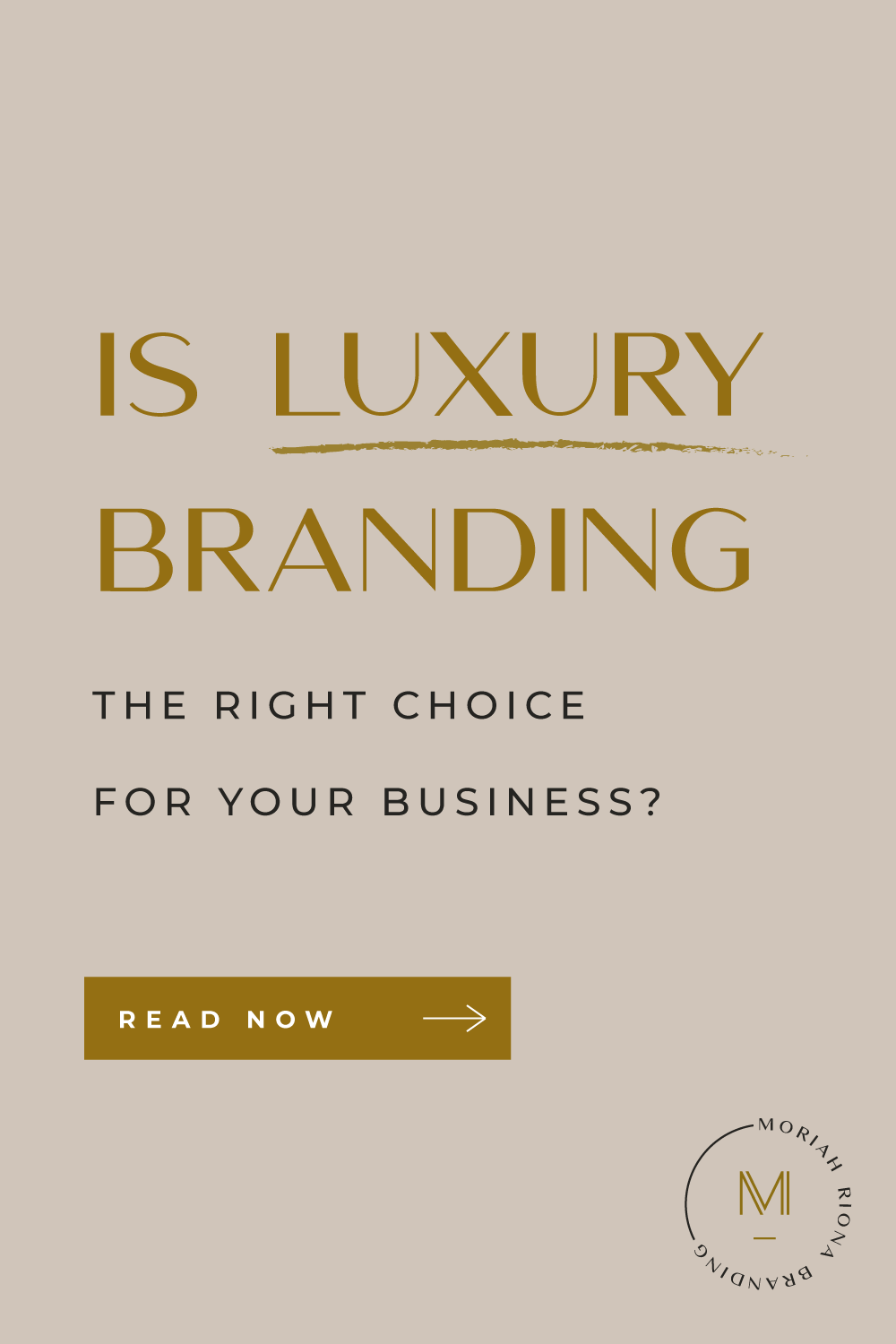 Are you wondering if building a luxury brand identity is the right move for your business? This blog post is for you! I’ll answer the question, “What is luxury branding?” and you’ll learn why a luxury branding strategy isn’t for everyone. #luxurybrand #entrepreneurship #lifecoach #brandingtips