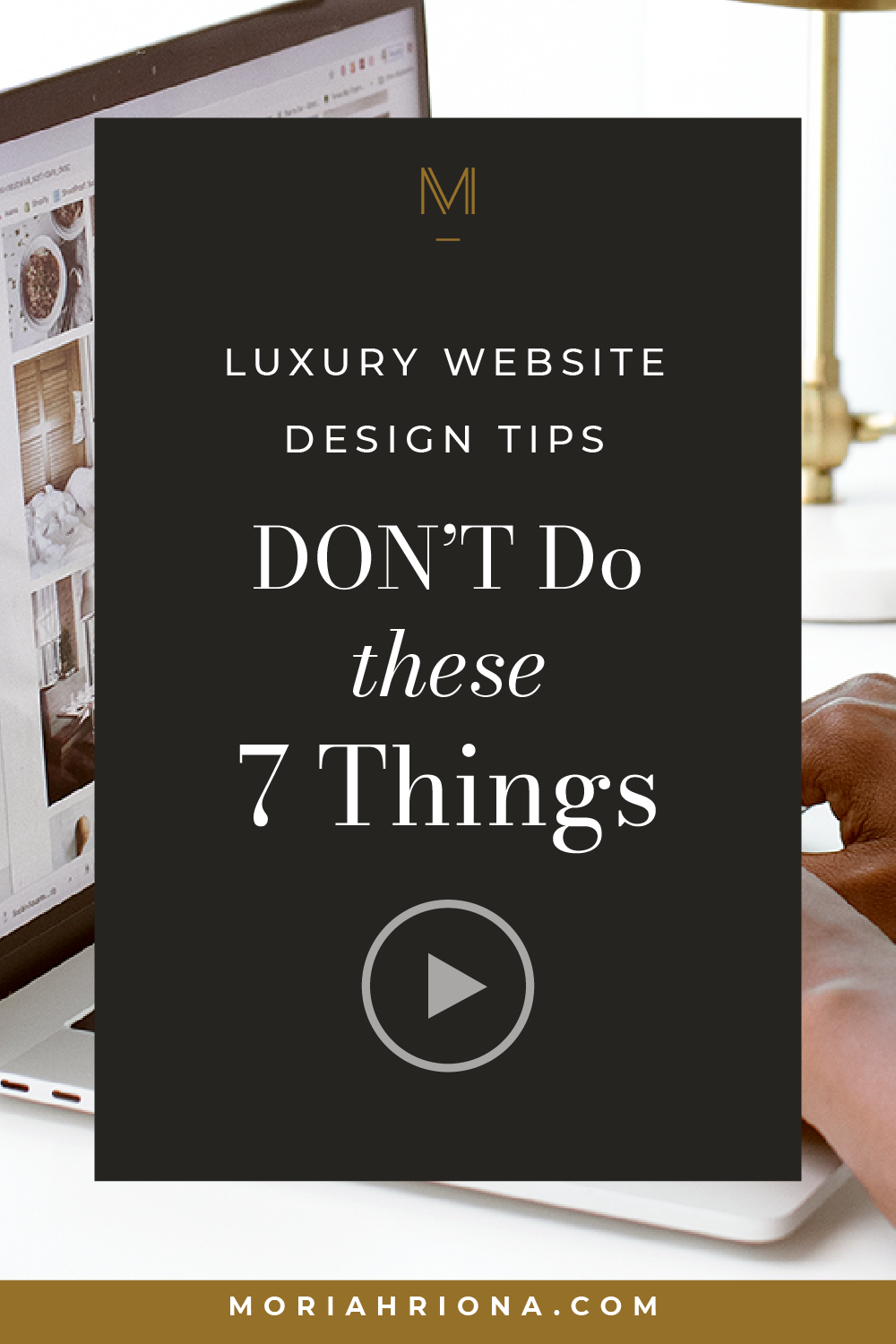 Want to know how to elevate your branding with luxury website design? This blog post is for you! You’ll learn our best website design tips on how to create a luxury brand by avoiding 7 BIG mistakes on your website. #websitedesign #webdesign #luxurybrand #brandingtips