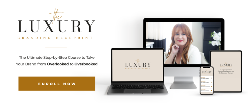 The Luxury Branding Blueprint is the ultimate step-by-step branding course to take your life coaching brand from overlooked to overbooked. Enroll Now!